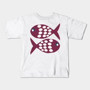 Takes two to tango fish pisces Kids T-Shirt